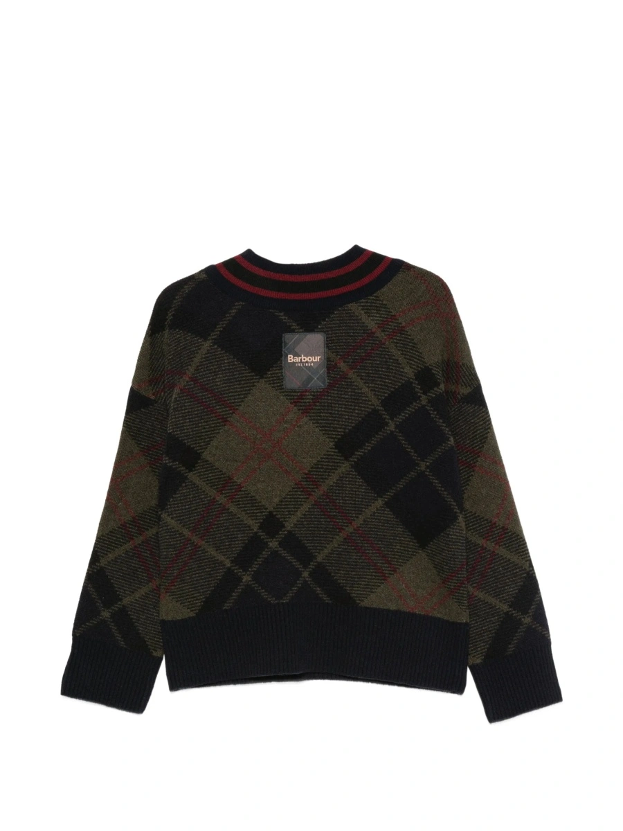 Pulover tricotat Barbour negru - Img 2