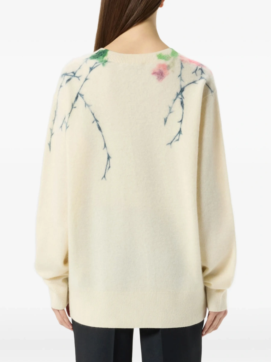 Pulover tricotat Blumarine neutru din lana - Img 5