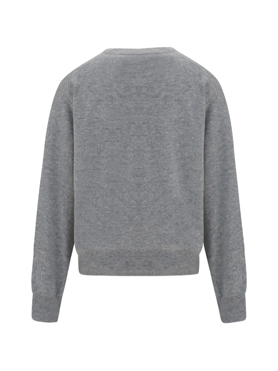 Pulover tricotat Brunello Cucinelli gri - Img 3