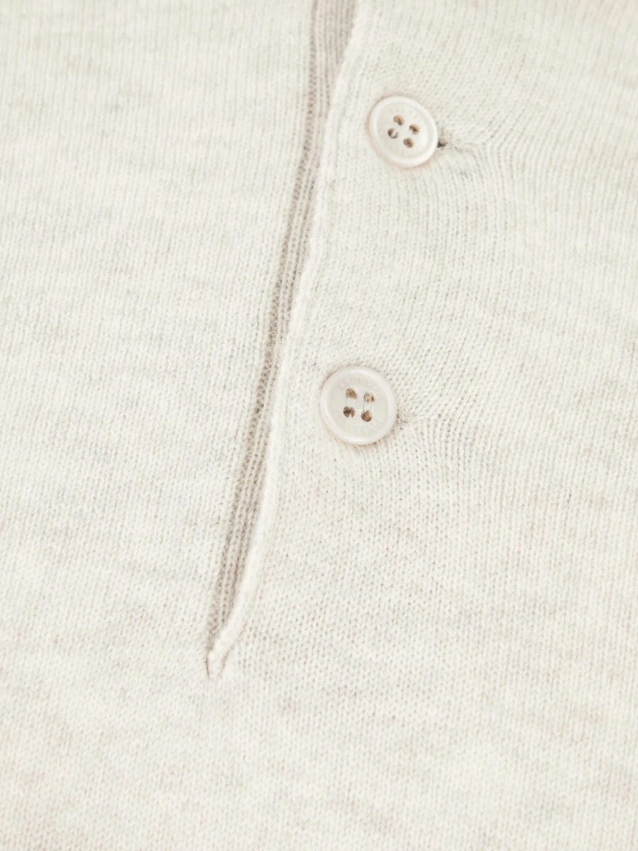 Pulover tricotat Brunello Cucinelli gri - Img 3