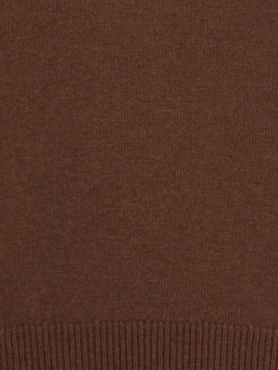 Pulover tricotat Brunello Cucinelli maro - Img 3