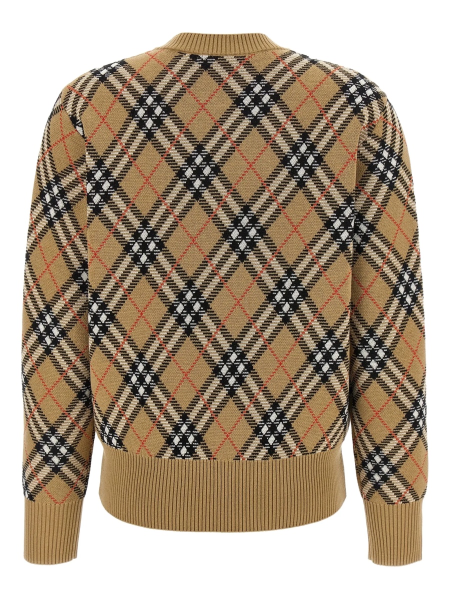 Pulover tricotat Burberry neutru - Img 2