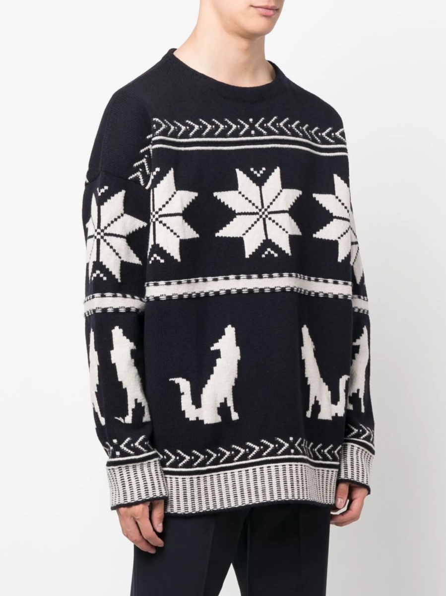Pulover tricotat ETRO albastru - Img 3