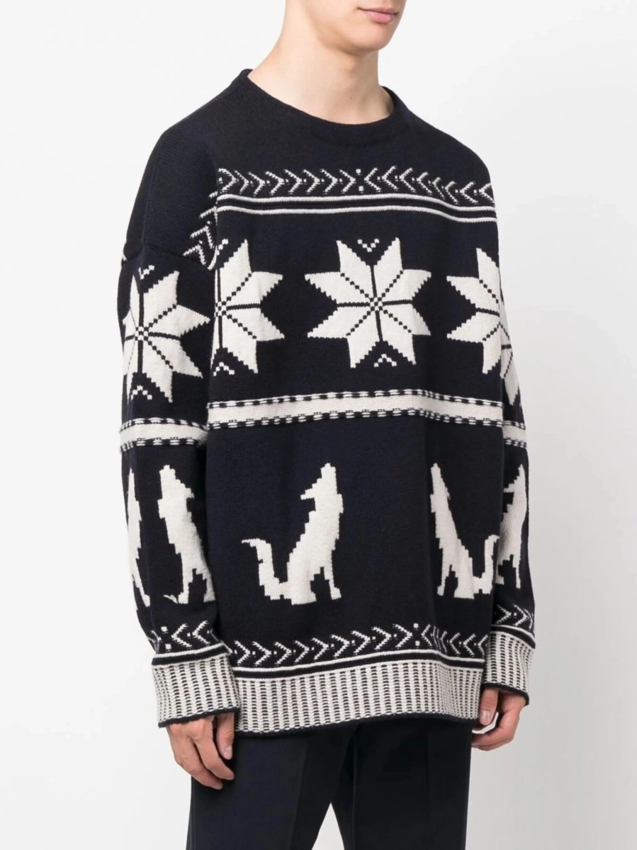 Pulover tricotat ETRO albastru - Img 3