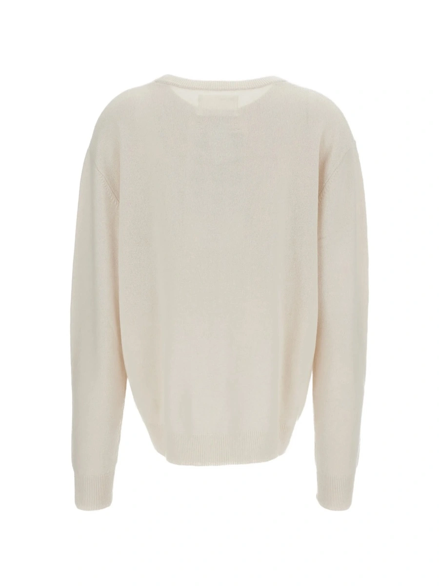 Pulover tricotat EXTREME CASHMERE neutru - Img 2