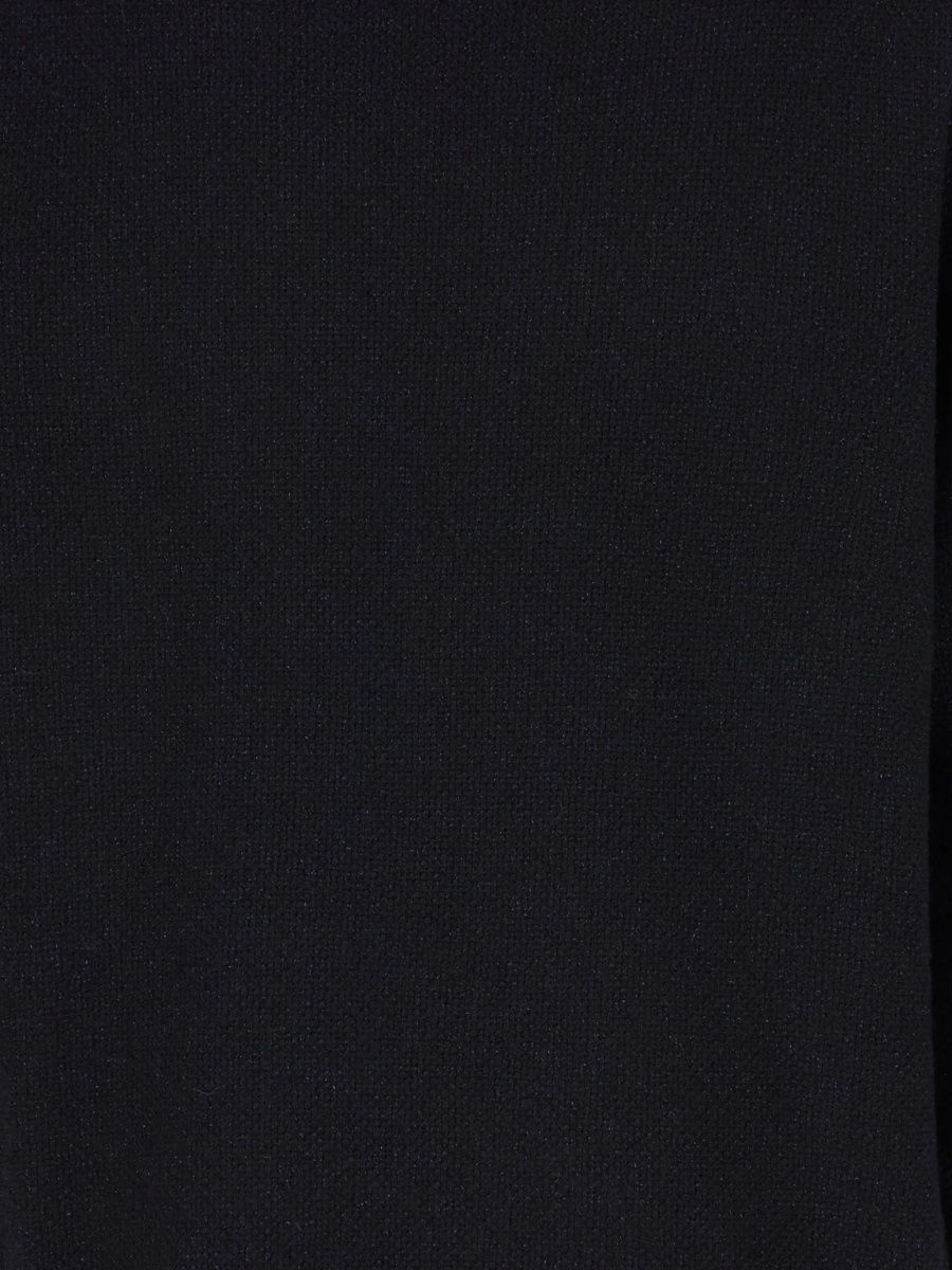 Pulover tricotat Fabiana Filippi albastru din polyester si casmir - Img 3
