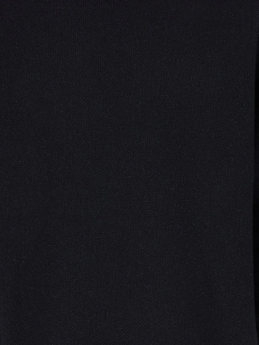 Pulover tricotat Fabiana Filippi albastru din polyester si casmir - Img 3