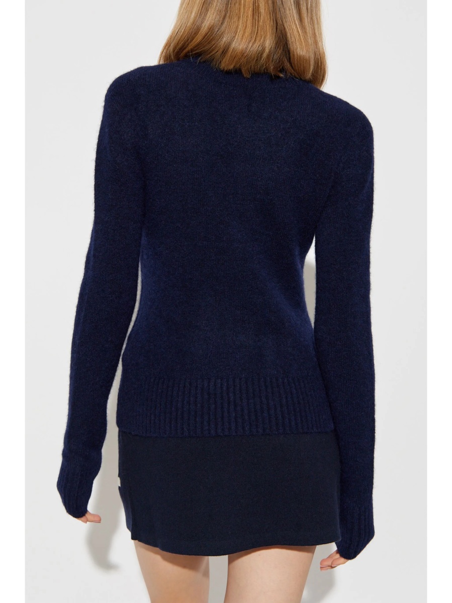 Pulover tricotat ISABEL MARANT ETOILE albastru - Img 4