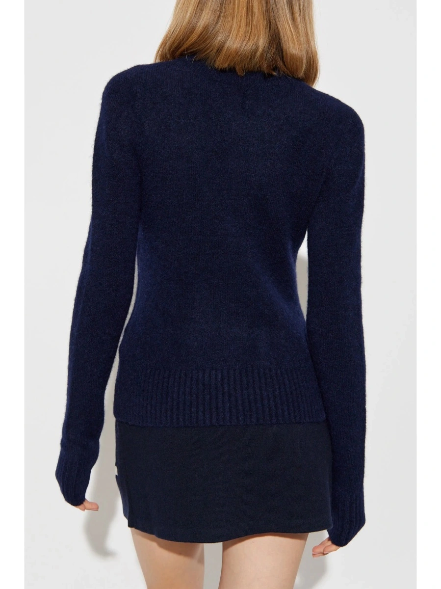 Pulover tricotat ISABEL MARANT ETOILE albastru - Img 4