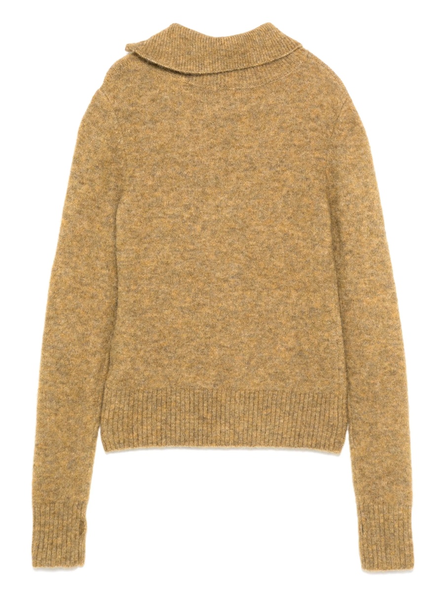 Pulover tricotat ISABEL MARANT ETOILE neutru - Img 2