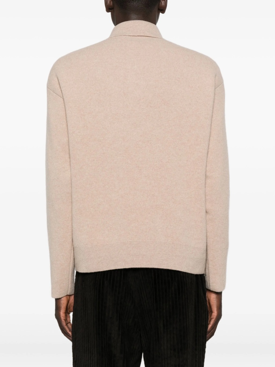 Pulover tricotat JACQUEMUS neutru - Img 4