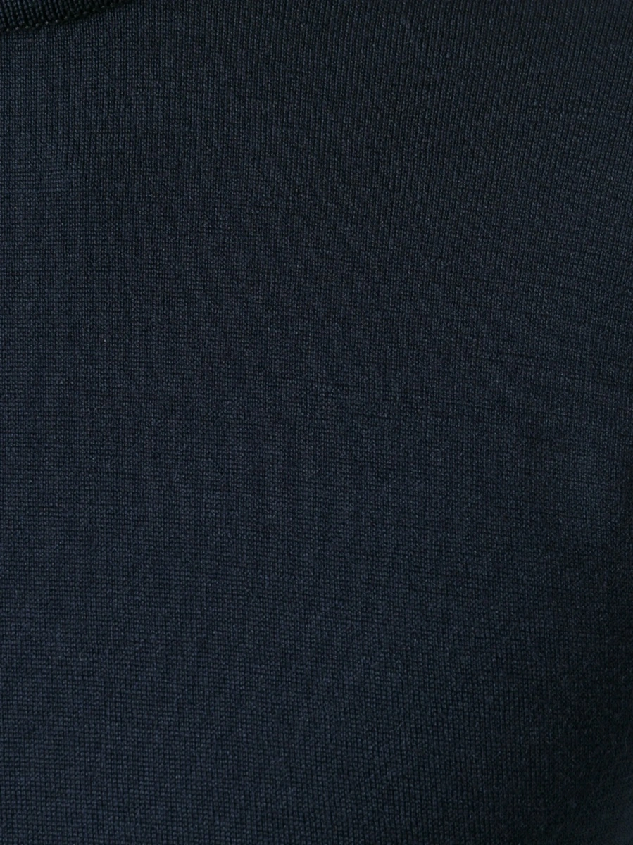 Pulover tricotat John Smedley albastru - Img 8
