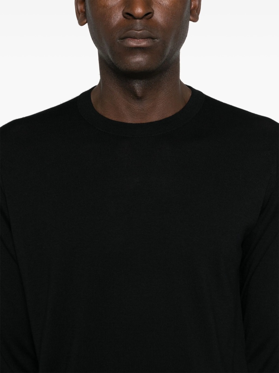 Pulover tricotat John Smedley negru - Img 5