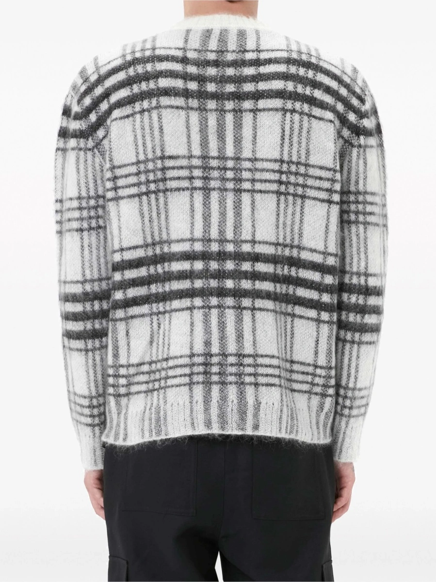 Pulover tricotat JW Anderson alb - Img 5