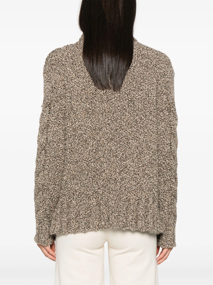 Pulover tricotat KITON maro - Img 4