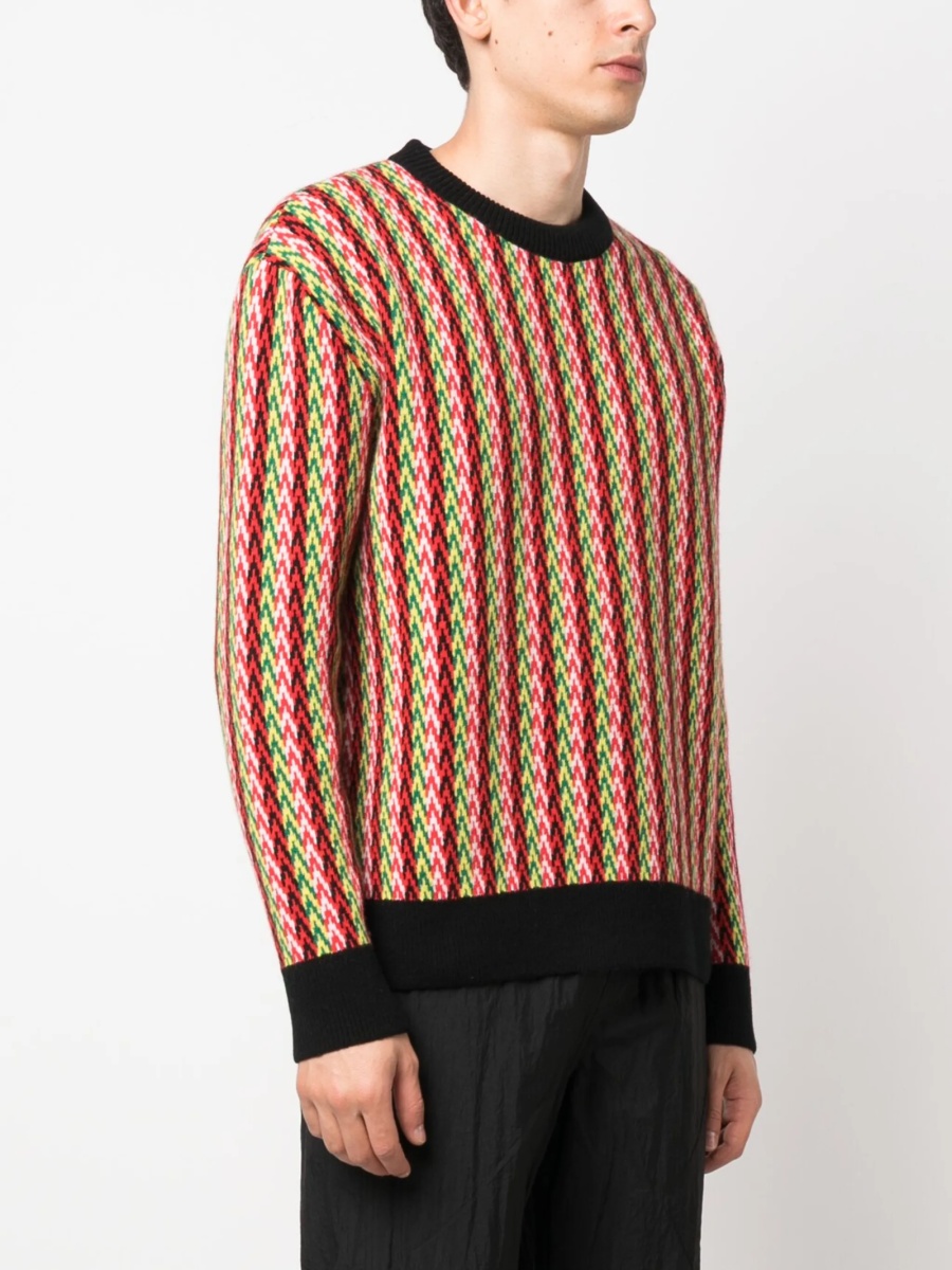 Pulover tricotat Lanvin rosu - Img 3