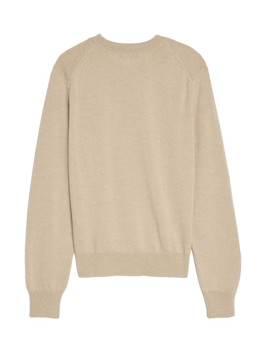 Pulover tricotat MAISON KITSUNÉ neutru - Img 2