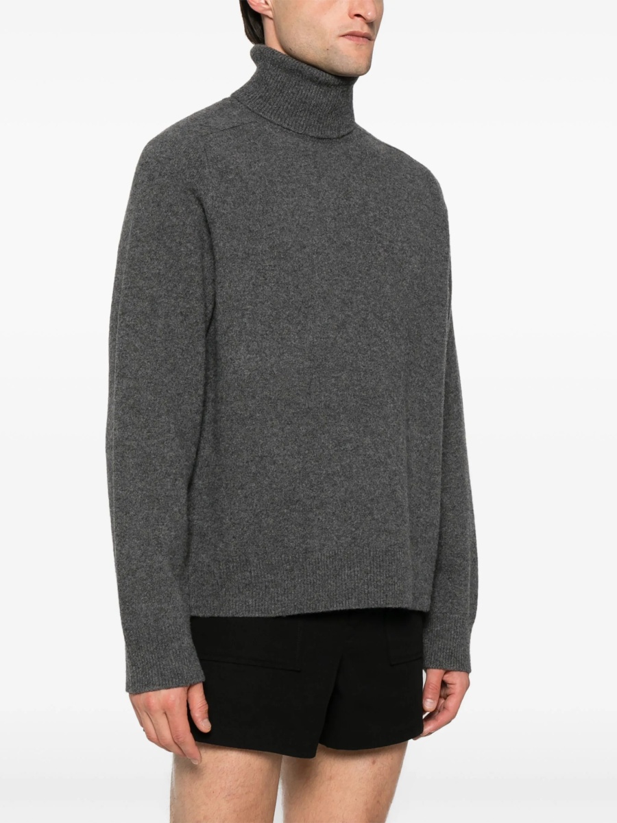 Pulover tricotat Maison Margiela gri - Img 3