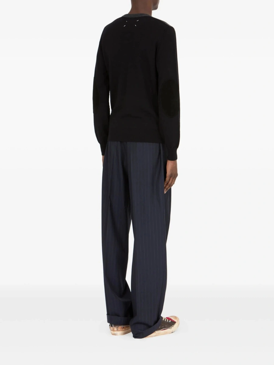 Pulover tricotat Maison Margiela gri - Img 4