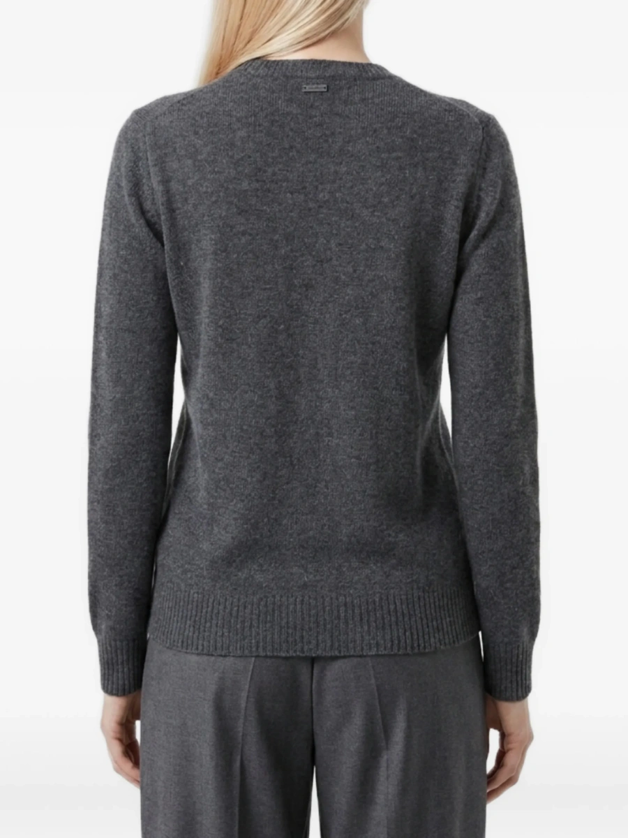 Pulover tricotat Max Mara gri - Img 3