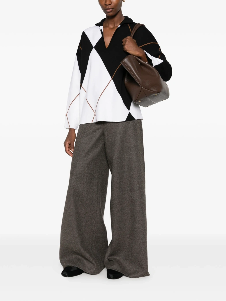 Pulover tricotat Max Mara negru - Img 2