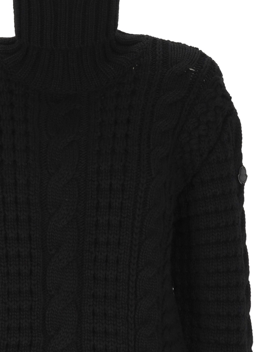 Pulover tricotat MONCLER X EDWARD ENNINFUL negru - Img 3