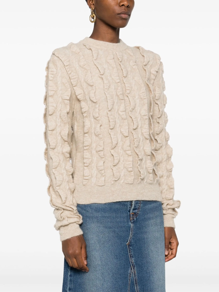 Pulover tricotat Moschino neutru - Img 3