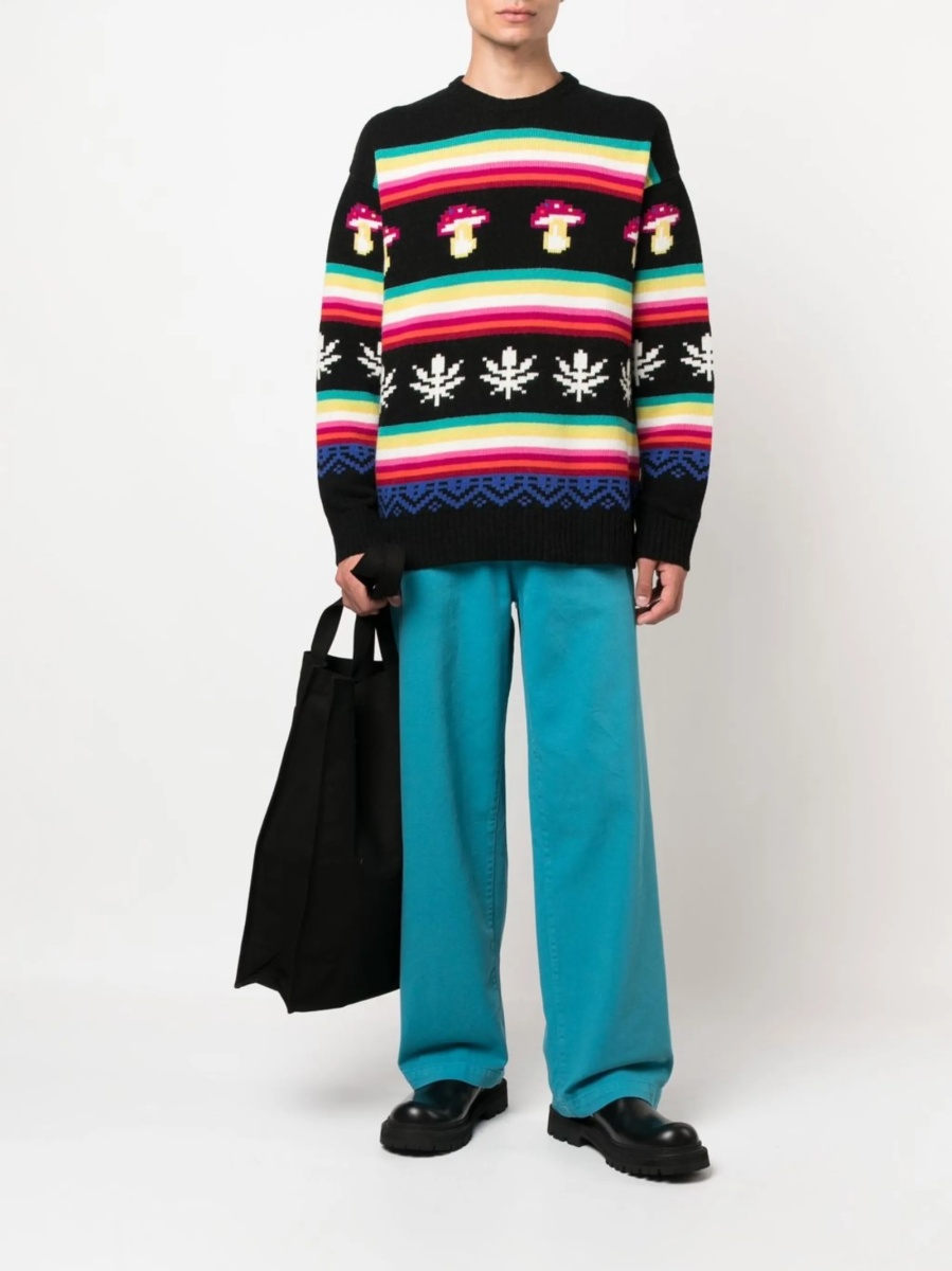 Pulover tricotat MSGM negru - Img 2