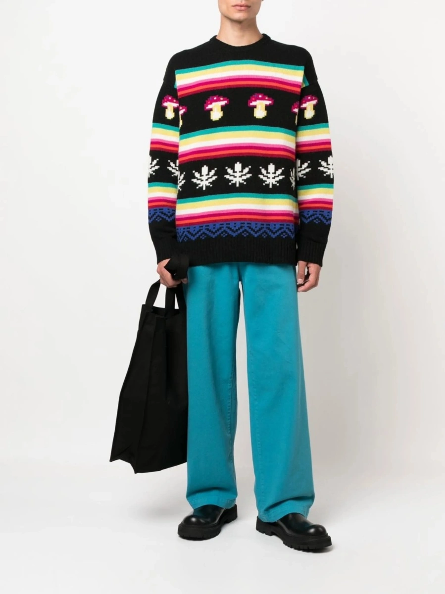 Pulover tricotat MSGM negru - Img 2