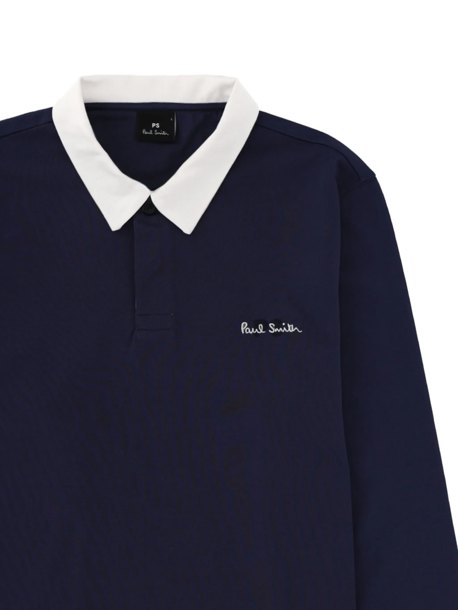 Pulover tricotat Paul Smith albastru - Img 2