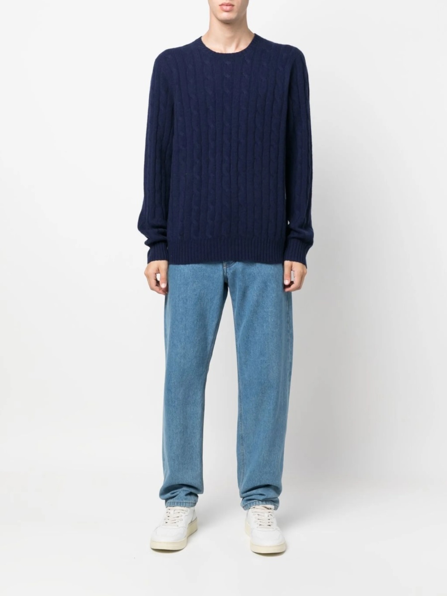 Pulover tricotat Ralph Lauren albastru - Img 2
