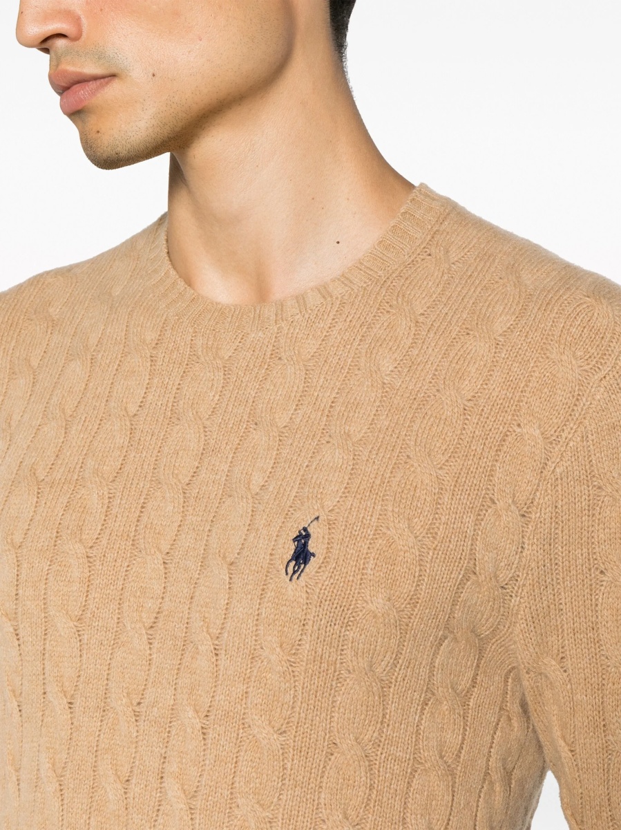 Pulover tricotat Ralph Lauren maro - Img 5