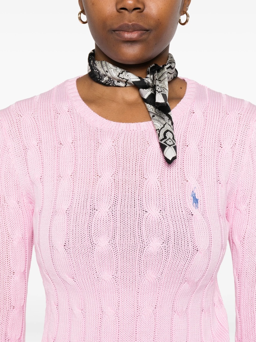Pulover tricotat Ralph Lauren roz - Img 5