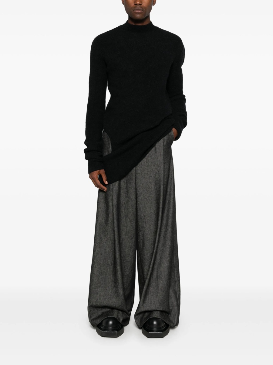 Pulover tricotat Rick Owens negru - Img 2