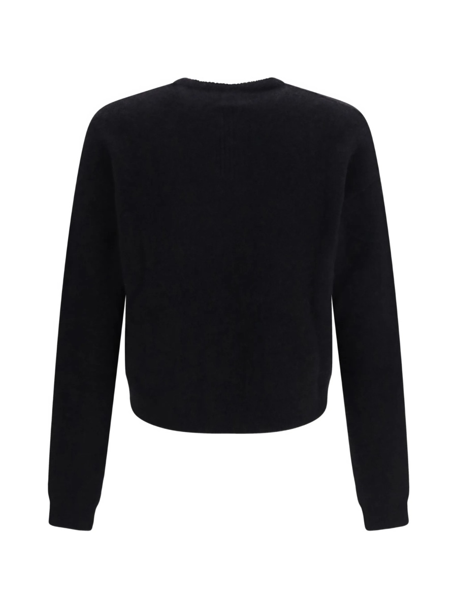 Pulover tricotat Rick Owens negru - Img 2
