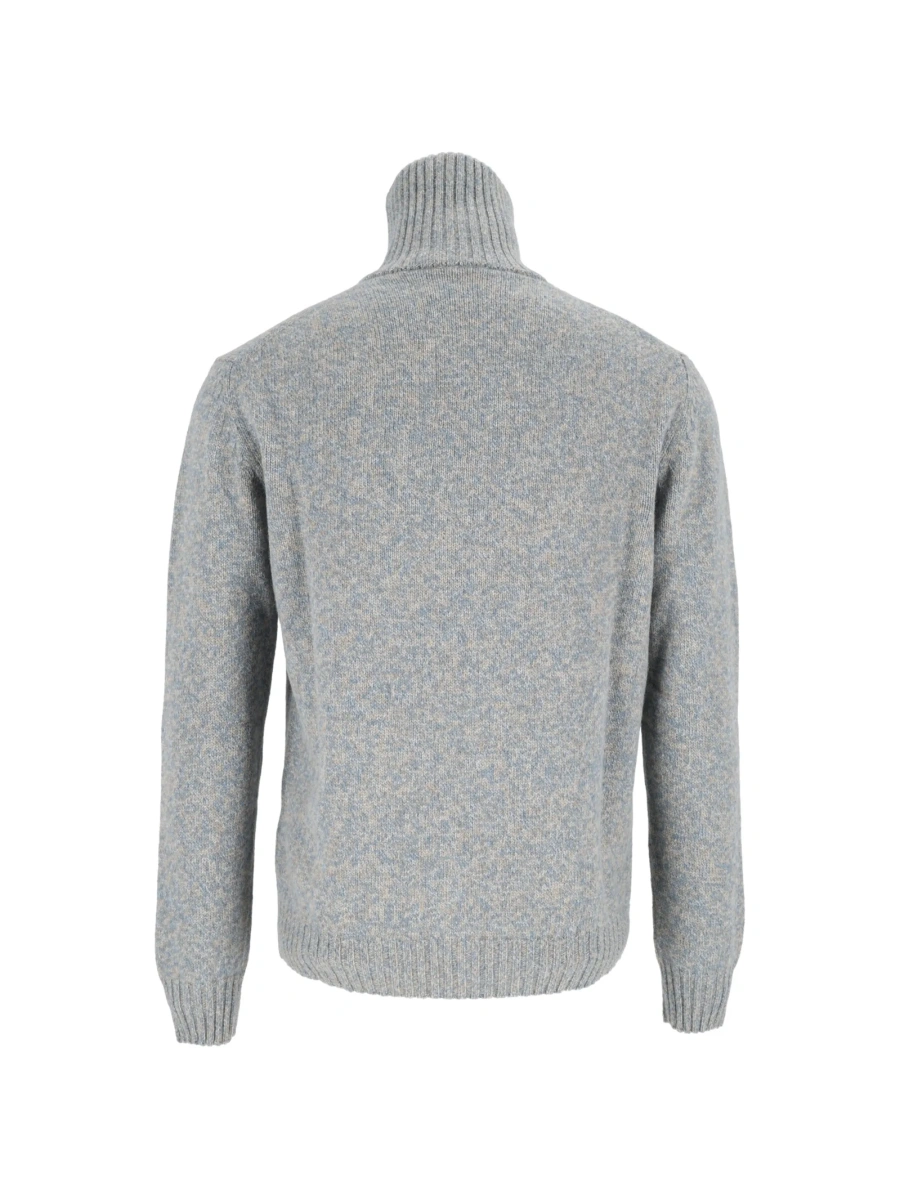 Pulover tricotat SETTE FILI CASHMERE gri - Img 2
