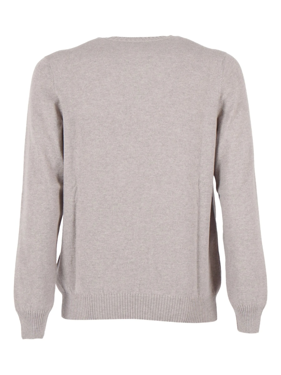 Pulover tricotat SETTE FILI CASHMERE neutru - Img 2