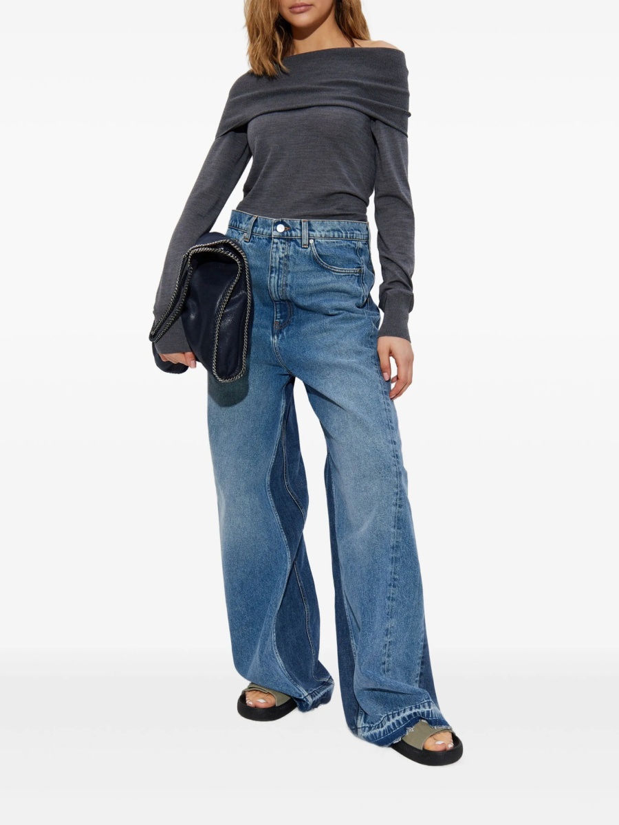 Pulover tricotat Stella McCartney gri - Img 2