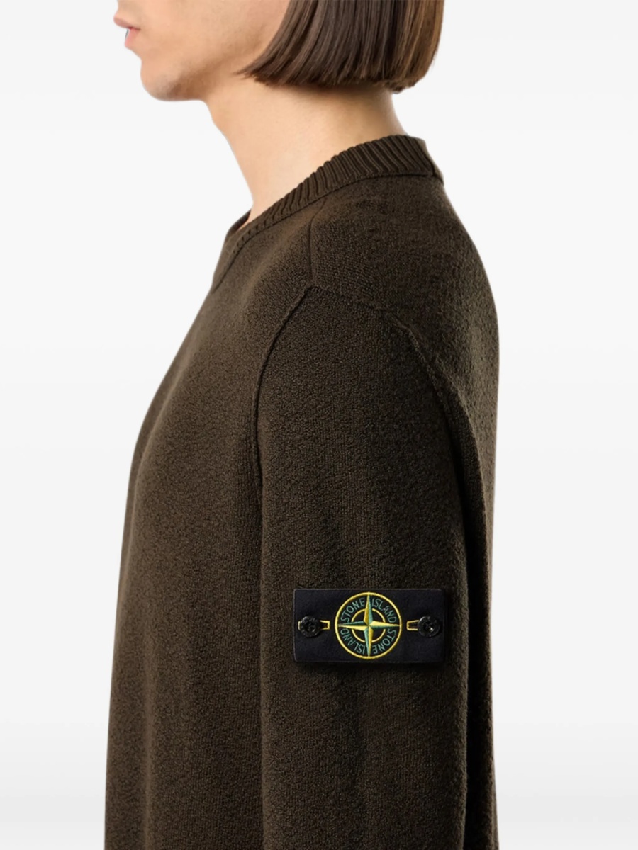 Pulover tricotat Stone Island maro - Img 3