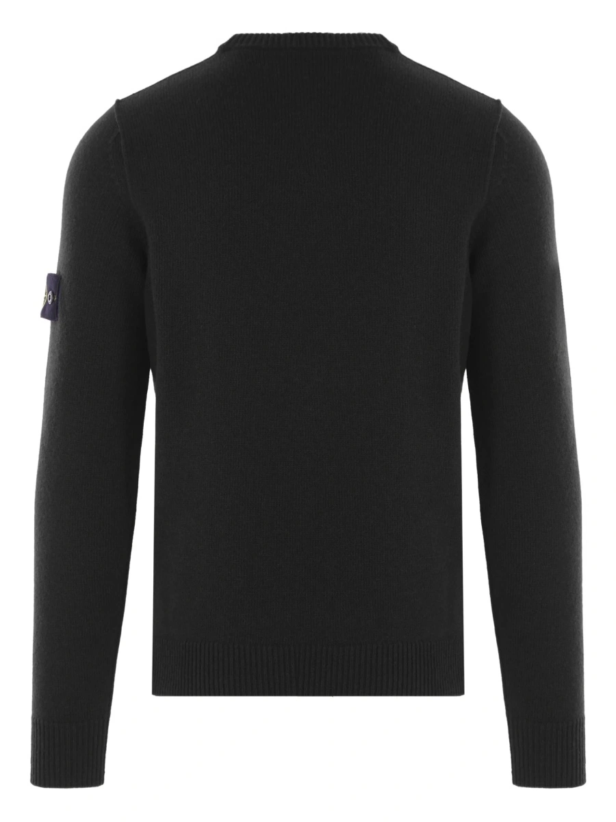 Pulover tricotat Stone Island negru - Img 2