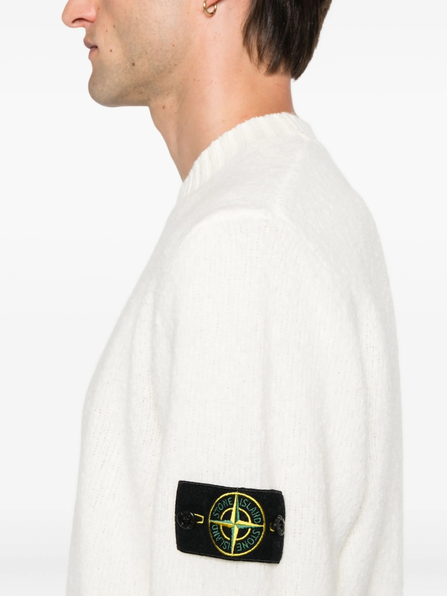 Pulover tricotat Stone Island neutru - Img 5