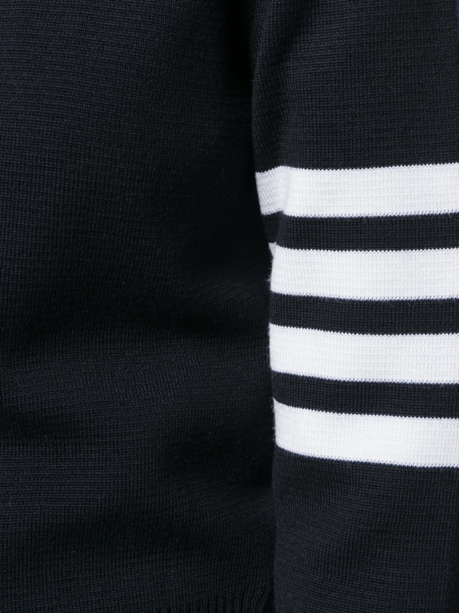 Pulover tricotat Thom Browne albastru - Img 5