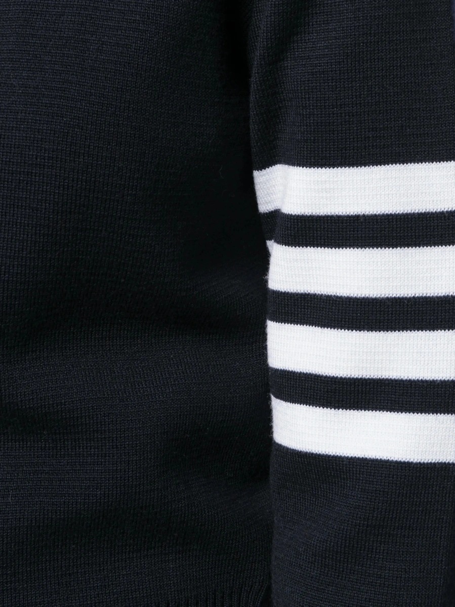 Pulover tricotat Thom Browne albastru - Img 5