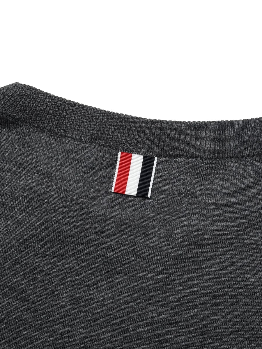 Pulover tricotat Thom Browne gri - Img 4