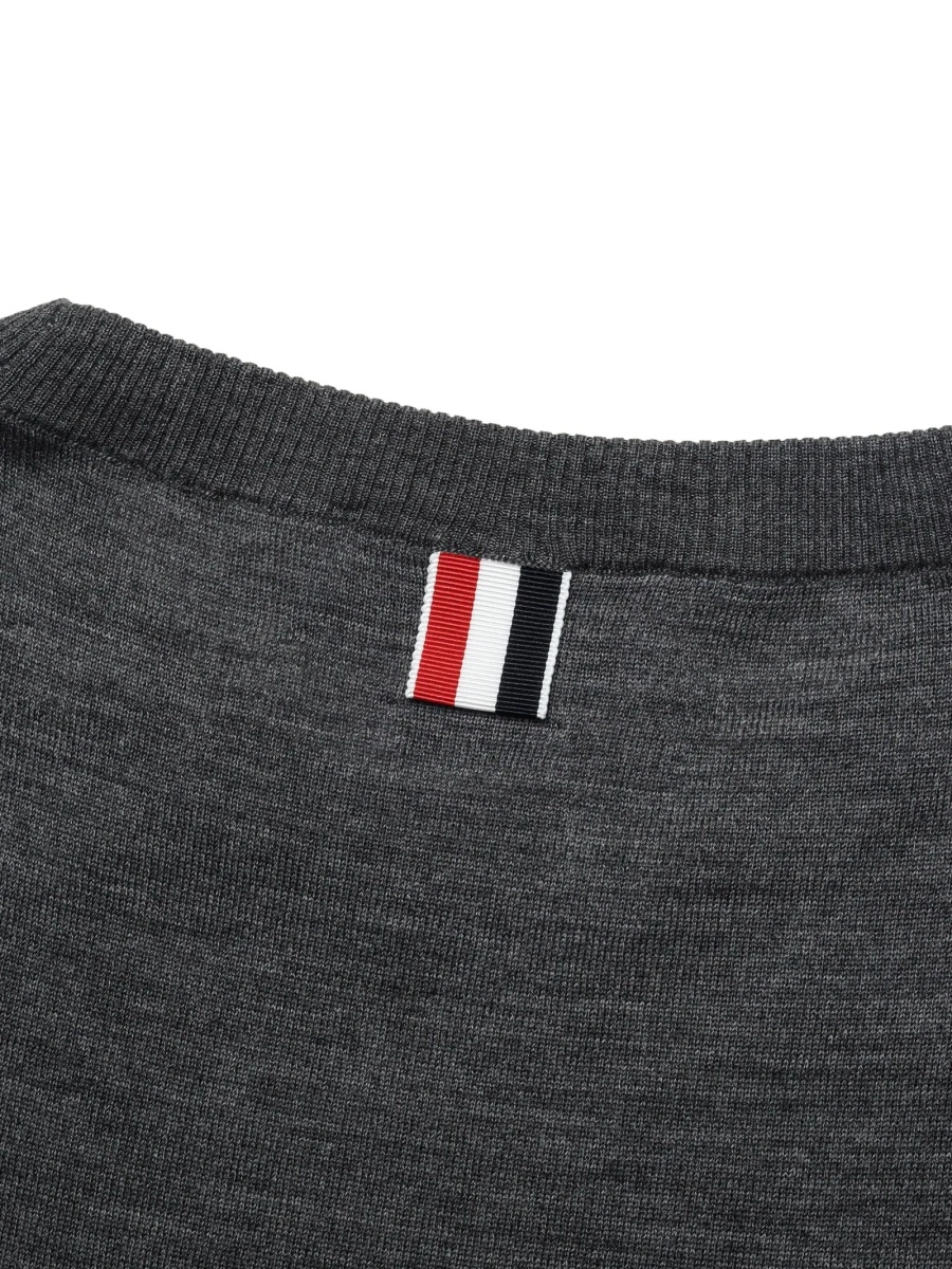 Pulover tricotat Thom Browne gri - Img 4