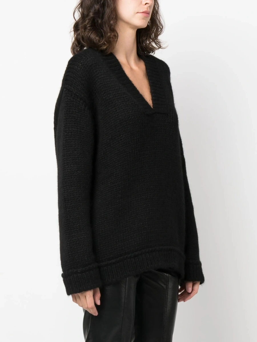 Pulover tricotat Tom Ford negru - Img 3