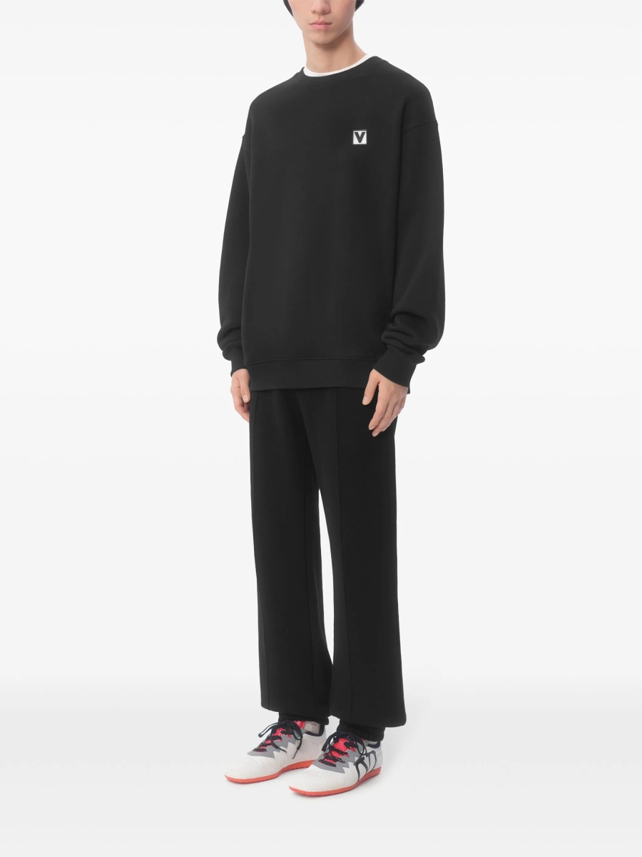 Pulover tricotat Valentino Garavani negru - Img 2