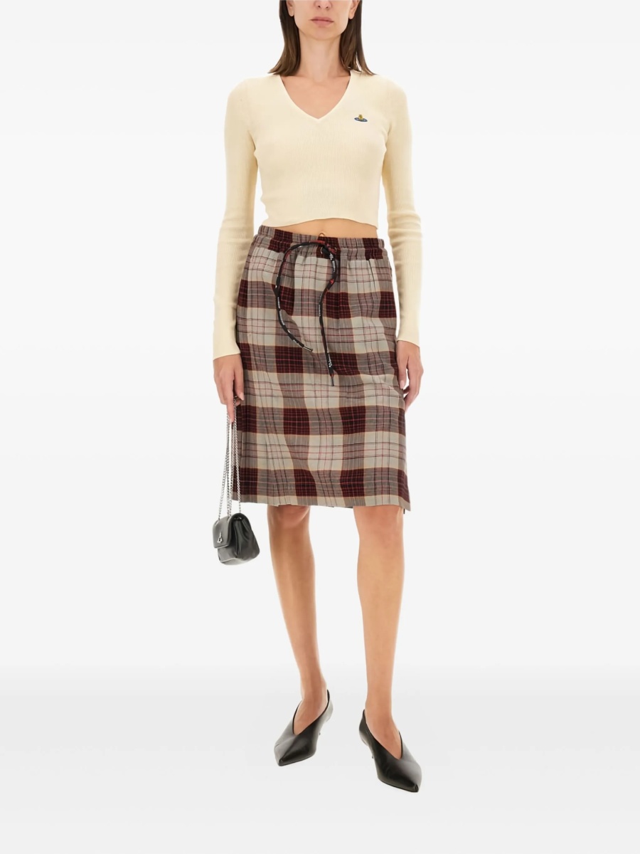 Pulover tricotat Vivienne Westwood alb - Img 2