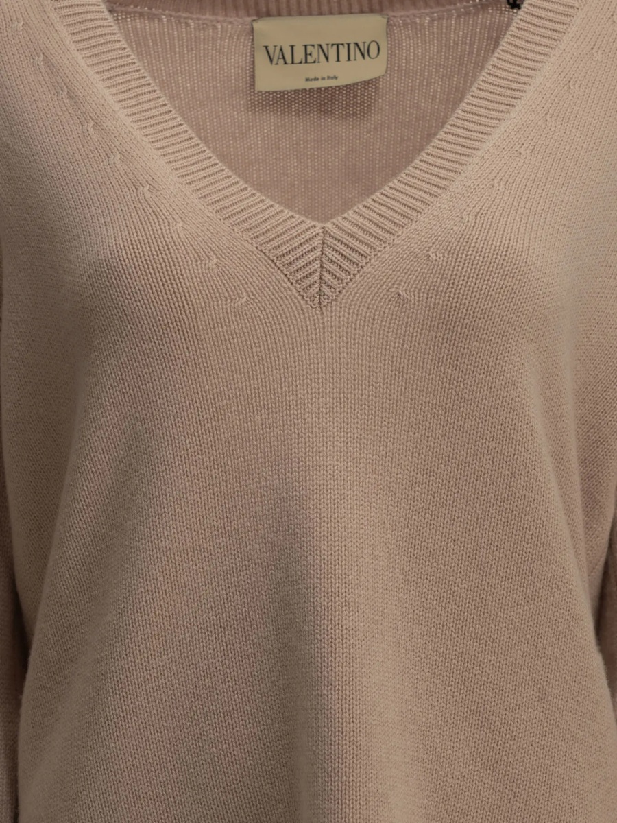 Pulover V-neck cashmere sweater - Img 3