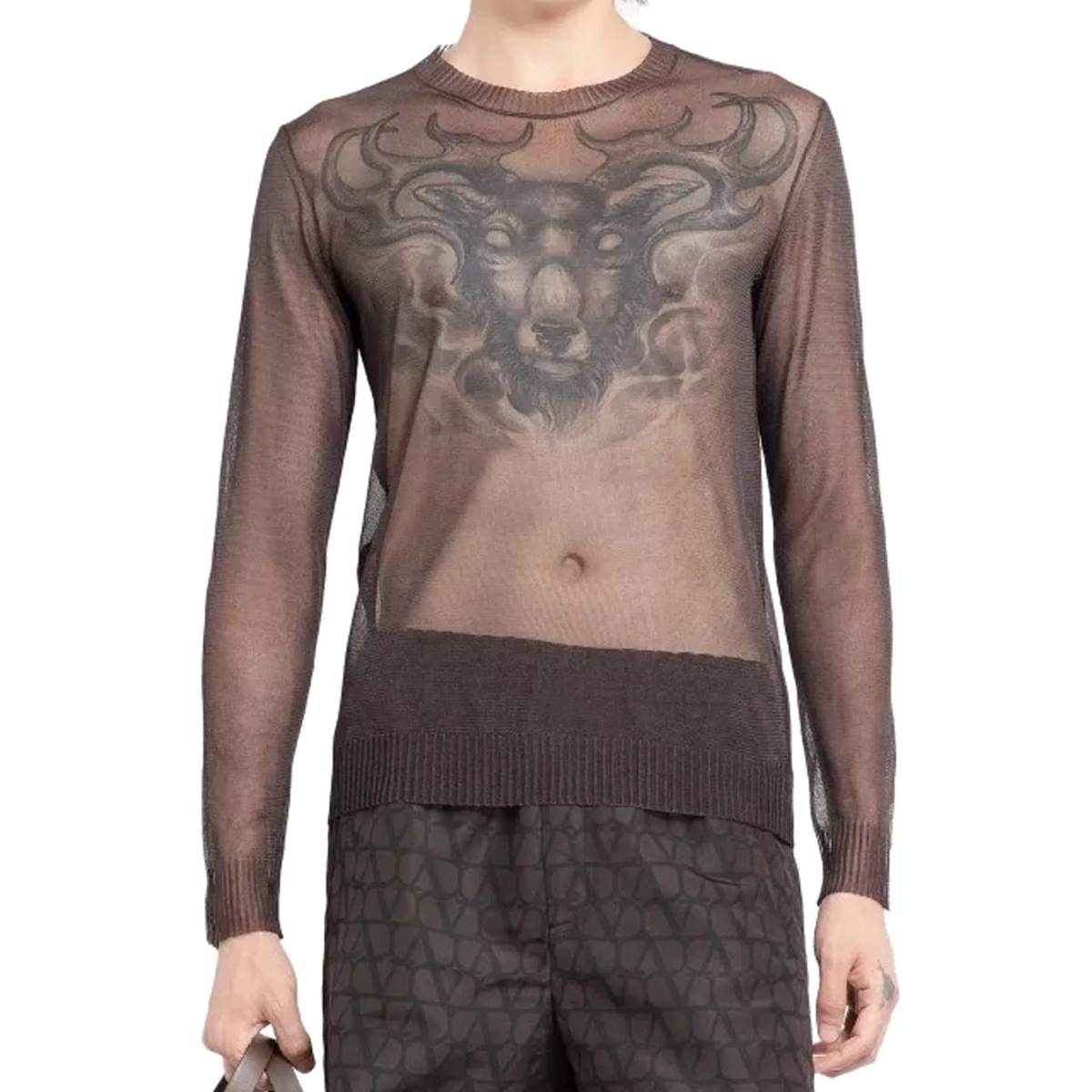 Pulover Valentino Semi-Transparent Sweater - Img 2